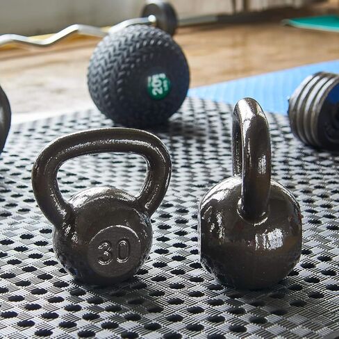أوزان kettlebell من الحديد الزهر لصالة الألعاب الرياضية المنزلية ، تدريب على القوة الثقيلة ، معدات التمرين لـ HIIT ، اللياقة الوظيفية in Saudi Arabia