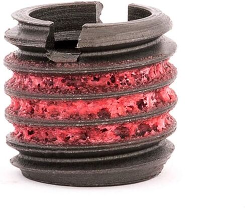 E-Z LOK Threaded Insert for Metal 12L14 Carbon Steel Thread Inserts 3/8-16 Internal Threads 9/16-12 External Threads, Pack of 10 in Saudi Arabia