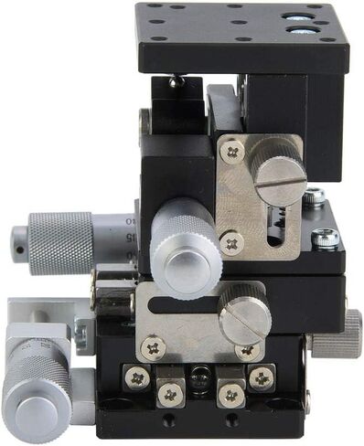 الإزاحة اليدوي ، LD40LM 3 محاور XYZ المرحلة الخطية القطع تحمل ضبط الجدول 4040 مم ، سبيكة الألومنيوم ، المجهر in Kuwait