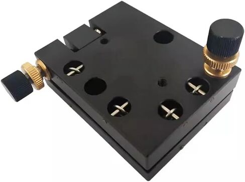 Manual Dual-Axis Precision Tilting Stage with Pitch & Rotation Adjustment for Optical Applications in Saudi Arabia