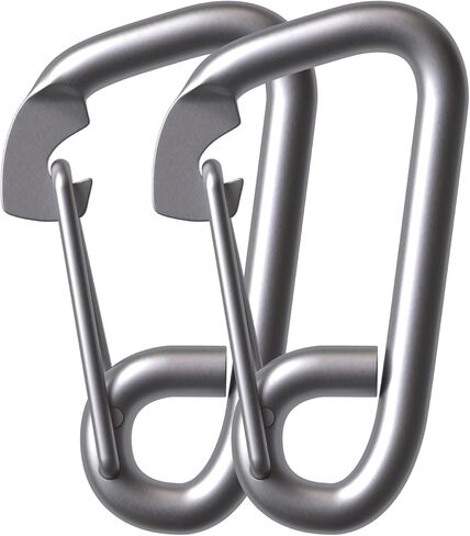 T316 Stainless Steel Spring Snap Hook, Marine Grade Safety Carabiner, Heavy Duty Boat Hook with Eye, for Ship Yacht Sailing in Kuwait