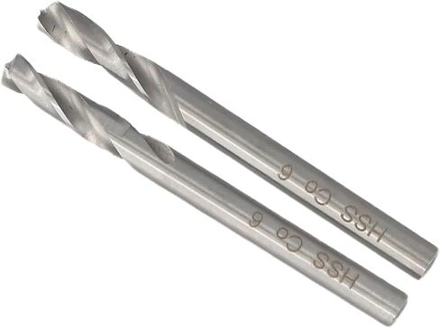 2-Pack 6mm (1/4 Inch) HSS-Co Spot Weld Cutter Drill Bit for Automotive Iron Sheet Welding Removal, High Hardness Strength Car Maintenance Tool, Wide Range Uses in Saudi Arabia