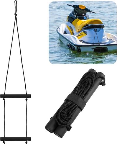 Weysat 2 Step Riser Border Ladder Portable Assible Rope Boating Boarding Outdoor Climbing Rope Ladder للقوارب القابلة للنفخ ، المركب الشراعي ، قوارب الكاياك ، المركب ، الزورق in Saudi Arabia