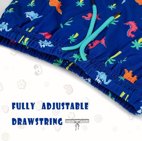 BRISIRA Boys Swim Trunks Swim Shorts with Compression Liner Stretch Bathing Suit Swimsuit Toddler Kids Youth Teen Quick Dry in Kuwait