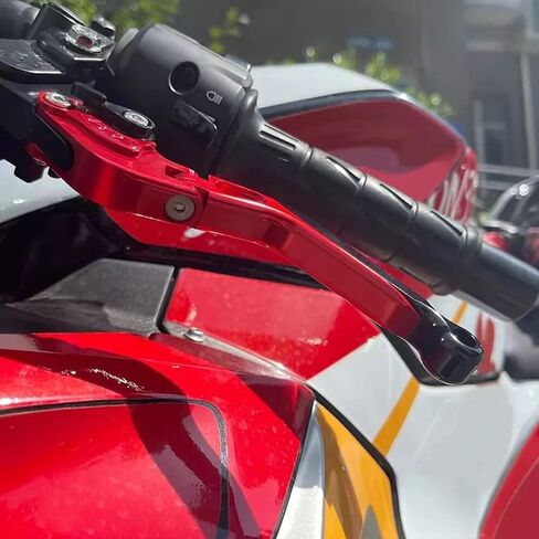 ل yamaha yzfr7 yzf r7 2021 2022 2023 2024 2025 CNC CLUCT LEVER LEVER STEL TELLABLE المقبض القابلة للطي قابلة للطي أجزاء الدراجات النارية (الذهب) in Saudi Arabia