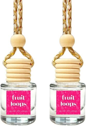 Car Air Freshener Hanging, Long Lasting Essential Oil Diffuser Mahogany Teakwood Scent, Car Air Freshener For Women & Men. Made in USA in Kuwait