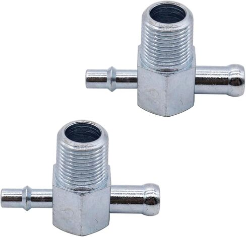 2pc الفولاذ انخفاض الفولاذ الفراغ t fitting 3/8 "npt to 1/4" و 3/8 "Nipple الزنك مطلي in Kuwait