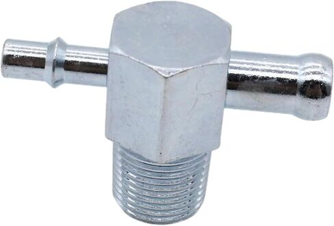 2pc الفولاذ انخفاض الفولاذ الفراغ t fitting 3/8 "npt to 1/4" و 3/8 "Nipple الزنك مطلي in Kuwait