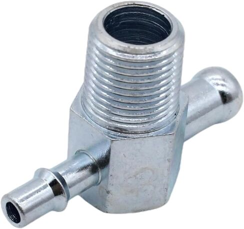 2pc الفولاذ انخفاض الفولاذ الفراغ t fitting 3/8 "npt to 1/4" و 3/8 "Nipple الزنك مطلي in Kuwait