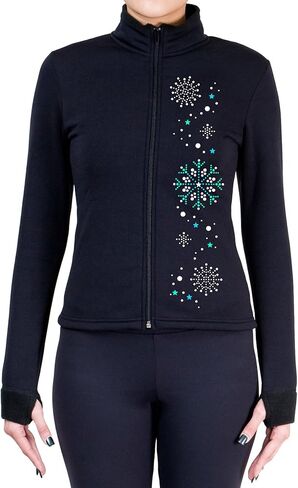 Figure Skating Polartec Polar Fleece Jacket with Spangles JS107 - Child Sizes in Saudi Arabia