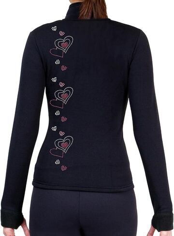 Figure Skating Polartec Polar Fleece Jacket with Rhinestones JR45B - Child Sizes in Saudi Arabia