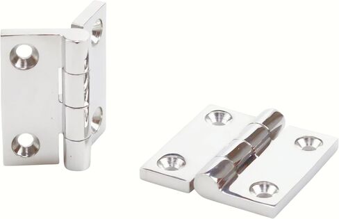 2Pack شاقتها الشاقة البحرية 316 مفصلية من الفولاذ المقاوم للصدأ ، 1.5 بوصة × 1.97 بوصة /1.5 بوصة × 1.97 بوصة قارب خزانة سقيفة حديقة خشبية والبوابة الصب أجهزة مفصلي (1.97inchx1.97inch) in Kuwait