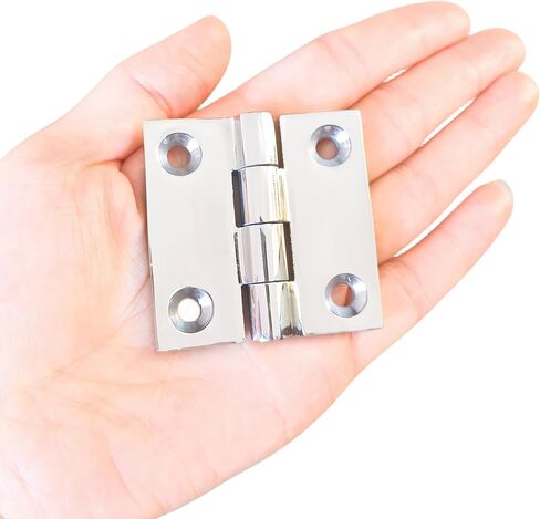 2Pack شاقتها الشاقة البحرية 316 مفصلية من الفولاذ المقاوم للصدأ ، 1.5 بوصة × 1.97 بوصة /1.5 بوصة × 1.97 بوصة قارب خزانة سقيفة حديقة خشبية والبوابة الصب أجهزة مفصلي (1.97inchx1.97inch) in Kuwait