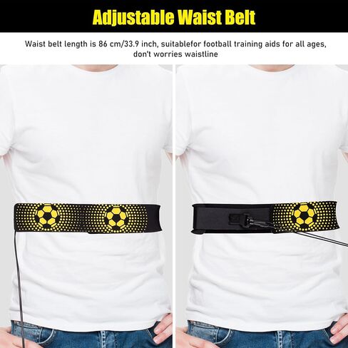Soccer/Volleyball/Rugby Training Equipment,Football Kick Trainer,Solo Soccer Kick Trainer,Juggling Soccer Ball Holder,Training Aid Football Skills, Fits Ball 3, 4,and 5 in Saudi Arabia