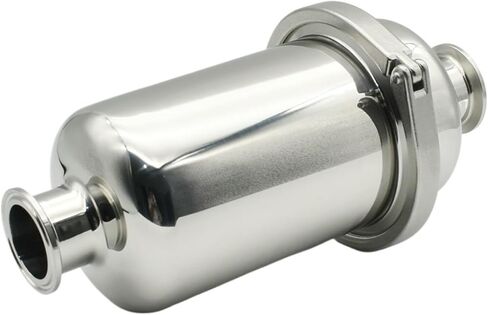 مرشح قصير مضمّن مناسب لخط أنابيب 38/51 مم × 1.5 بوصة 2in TRI Clamp SUS304/316L Brewing محلية الصنع (SUS304-38MM OD 50.5،50 شبكة) in Kuwait