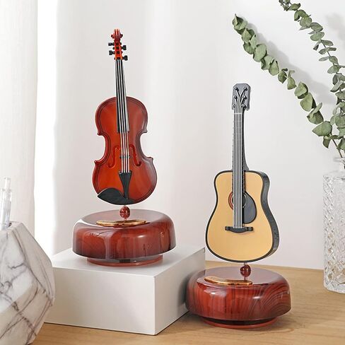 Hxber الصينية Lute Music Box Classical Wind Musicbox Twirling Music Box قاعدة دورية للآلة الموسيقية المصغرة للمواد الأليئة الهدية لعيد ميلاد عيد الميلاد عيد الأم يوم الأم in Saudi Arabia
