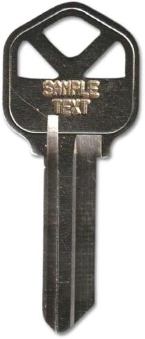 “Glow HQ" Funny Engraved Uncut Key – KW1 Key Blank – Compatible with Standard KW1 Locks in Kuwait