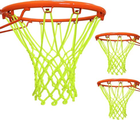 2 Pack Heavy Duty Basketball Net Replacement,2025 Upgrade Heavy Duty Basketball Net, All Weather Anti Whip,12 Loops Fits Standard Indoor or Outdoor Rims in Saudi Arabia