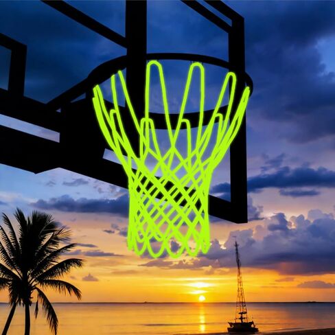 2 Pack Heavy Duty Basketball Net Replacement,2025 Upgrade Heavy Duty Basketball Net, All Weather Anti Whip,12 Loops Fits Standard Indoor or Outdoor Rims in Saudi Arabia