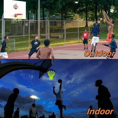2 Pack Heavy Duty Basketball Net Replacement,2025 Upgrade Heavy Duty Basketball Net, All Weather Anti Whip,12 Loops Fits Standard Indoor or Outdoor Rims in Saudi Arabia