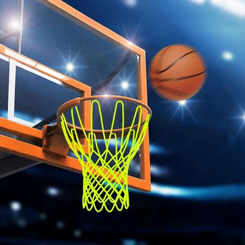 2 Pack Heavy Duty Basketball Net Replacement,2025 Upgrade Heavy Duty Basketball Net, All Weather Anti Whip,12 Loops Fits Standard Indoor or Outdoor Rims in Saudi Arabia