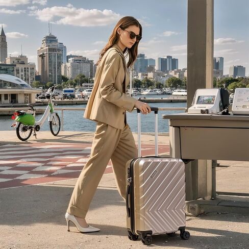 Luggage Sets 5 Piece, Suitcases with Wheels, ABS Hard Case Luggage with TSA Lock Spinner Wheels, Carry On Luggage Set (20/24/28 inch) (5 Piece Sets (20"/24"/28"/DB/TB)) in Kuwait