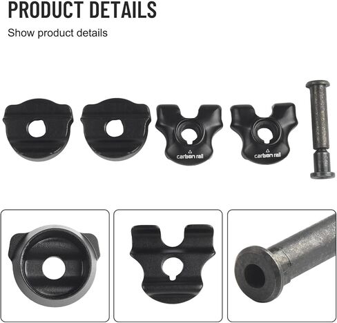 مشبك دراجة Seatpost لمحول Rails سرج الكربون محول البيضاوي ، 7 × 7 مم/7 × 9 مم مشبك أنبوب مقعد الدراجة ، مقطع أنبوب مقعد مع مسامير التثبيت (7x9mm) in Kuwait
