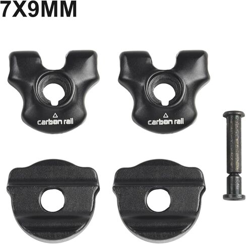 مشبك دراجة Seatpost لمحول Rails سرج الكربون محول البيضاوي ، 7 × 7 مم/7 × 9 مم مشبك أنبوب مقعد الدراجة ، مقطع أنبوب مقعد مع مسامير التثبيت (7x9mm) in Kuwait