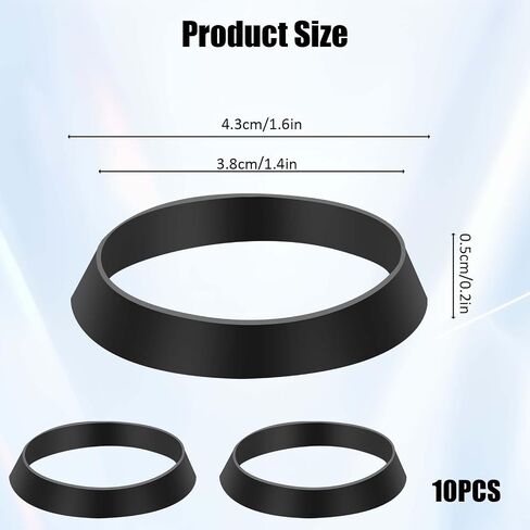 10 PCS Seal Ring Silicone Washer Waste Pipe Seal Ring Rubber Gasket Washers Plumbing for 1 1/2 Inch Drain Pipe Sink Drains in Saudi Arabia