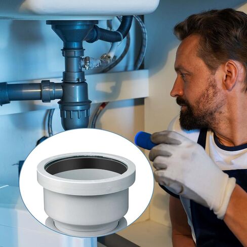 10 PCS Seal Ring Silicone Washer Waste Pipe Seal Ring Rubber Gasket Washers Plumbing for 1 1/2 Inch Drain Pipe Sink Drains in Saudi Arabia