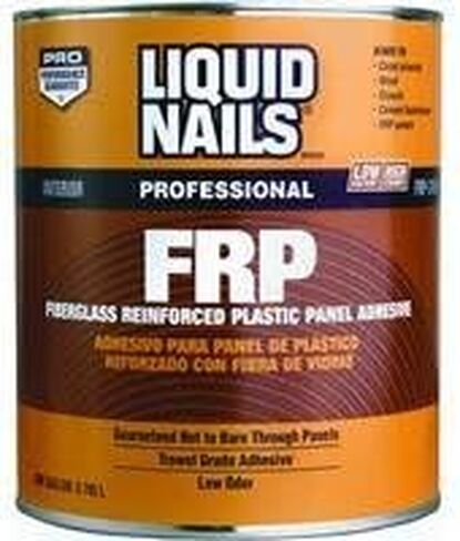 Liquid Nails FRP Fiberglass Reinforced Plastic Panel High Strength Acrylic Latex Adhesive 1 gal. in Saudi Arabia