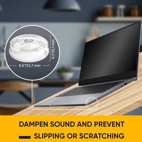128 Self Adhesive Cabinet Door Bumpers – Sticky Clear Silicone Rubber Pads for Furniture Drawers, Kitchen Cabinets, Decor, Wall Protection – Vellax in Kuwait