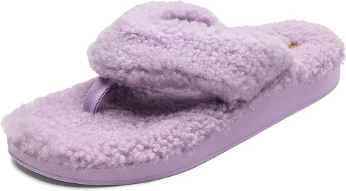 OLUKAI Kipe'a Heu Women's Sandal Slippers, Soft & Comfortable Shearling-Wrapped Straps, Durable RUbber Outsoles for All-Day Wear, Causal & Cute Everyday Style, Tan/Tan, 8 in Saudi Arabia