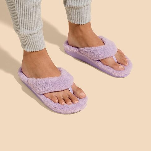 OLUKAI Kipe'a Heu Women's Sandal Slippers, Soft & Comfortable Shearling-Wrapped Straps, Durable RUbber Outsoles for All-Day Wear, Causal & Cute Everyday Style, Tan/Tan, 8 in Saudi Arabia
