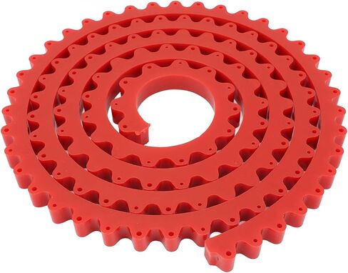 Woodworking Profiling Strip Gear Driven Flexible Curve Template Guide Adjustable Fixed Complex Shape Contour Tool for Woodworkers DIY Enthusiasts Red PC Material (1M) in Saudi Arabia