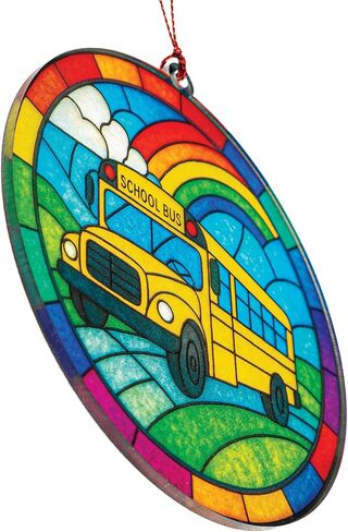 Bus Driver Appreciation Gifts, Bus Driver Gifts, School Drivers Appreciation Gift for Men, Women, Thank You Gift for School Bus Driver Monitor, Acrylic Suncatcher Effect Hanging Ornament in Saudi Arabia