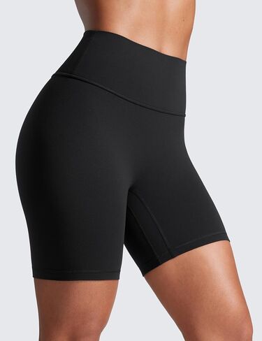 CRZ Yoga SecretSculpt Womens Butterlift High Weist Scrunch Butt But Riker Shorts 6 Inches - No Front Seam Workout Gym Booty in Saudi Arabia