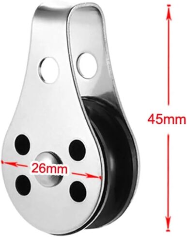 Stainless Steel Pulley, Stainless Steel Pulley Single Wheel Load Bearing Swivel Pulley Marine Hardware in Kuwait