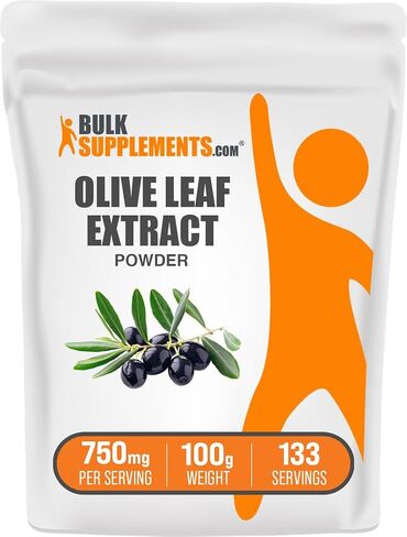 plksupplements.com مسحوق مستخلص أوراق الزيتون - ملحق الأعشاب ، مصدر مضادات الأكسدة ، مسحوق أوراق الزيتون - خالٍ من الغلوتين ، 750 ملغ لكل وجبة ، 500 جرام (1.1 رطل) (حزمة 1) in Kuwait