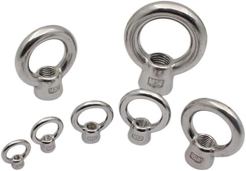 1/2/5/10/20PCS 304 RING NUTS (M5 20PCS) in Saudi Arabia