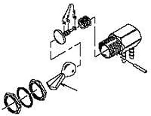DCI International 7845 DCI Cartridge Valve, Toggle (Black), Side Ported, 2-Way, On-Off, N.C. in Saudi Arabia