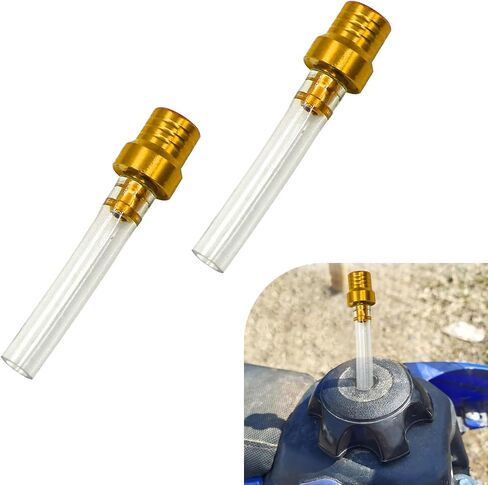 2pcs قبعة الغاز تنفيس أنبوب تنفيس ، أنبوب خرطوم تنفيس التهوية الصمام ، أنبوب تنفيس الخزان في اتجاه واحد مع CNC مع غطاء الألومنيوم ، ل ATV Quad 4 Wheeler ، دراجة نارية على الطرق الوعرة (أسود) in Saudi Arabia