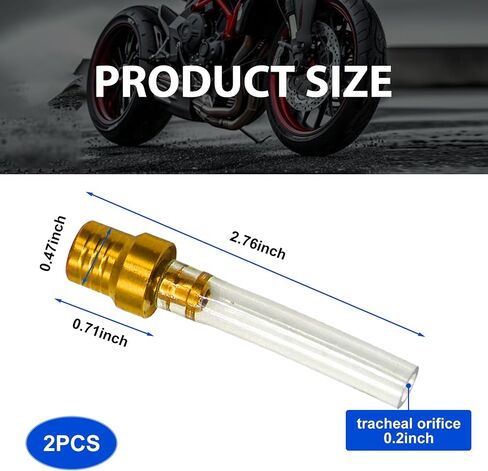 2pcs قبعة الغاز تنفيس أنبوب تنفيس ، أنبوب خرطوم تنفيس التهوية الصمام ، أنبوب تنفيس الخزان في اتجاه واحد مع CNC مع غطاء الألومنيوم ، ل ATV Quad 4 Wheeler ، دراجة نارية على الطرق الوعرة (أسود) in Saudi Arabia