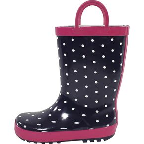 Hudson Baby Infant Girls Rain Boots, Dusty Pink Flower, 12 Toddler in Saudi Arabia