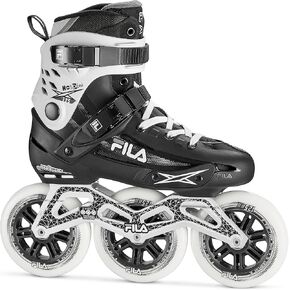 الزلاجات في Fila Houdini 125mm للبالغين - الزلاجات عالية السرعة للياقة البدنية مع محامل ABEC 9 - إطار الألمنيوم خفيف الوزن - وسادة كعب الصدمة - 3x125mm in Kuwait