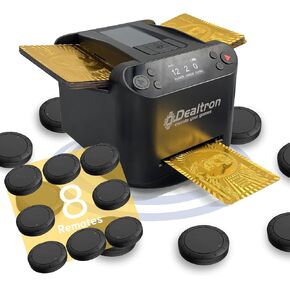 All-in-One Automatic Card Shuffler and Dealer,with 8 Remotes,Programmable Dealer,Card Shuffler 2 Deck,360° Rotation,Ultra Quiet,Rechargeable,up to 12 Players,for All Card Games (Shadow Black) in Saudi Arabia