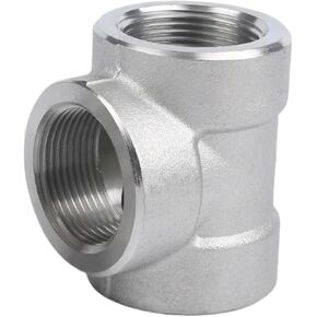 1pcs pt npt thread 304 Stainless Steel متساوية 3 طرق tee نوع tee أنبوب الماء المناسب محول موصل مفصل الضغط العالي (DN20 ، BSPT) in Saudi Arabia