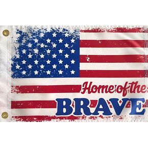 HSTENXY12 x 18 Inch Boat Flag, Fishing Flag, Suitable For Outdoor, Party and Other Occasions, with 2 Brass Washers (Playtime) in Kuwait