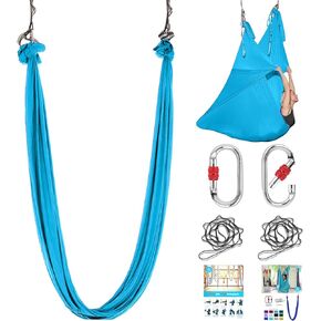 5.5 Yards Aerial Silk Swing Outdoor Hammock Aerial Yoga Swing For Adults,Aerial Yoga Hammocks for outside in Saudi Arabia
