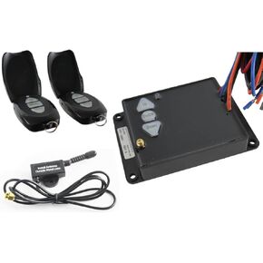 Universal Wireless Remote System for Hydraulic Pump Dump Trailers & Tilt-Beds - Black Plastic Remote Control - 2 Fobs Included in Kuwait